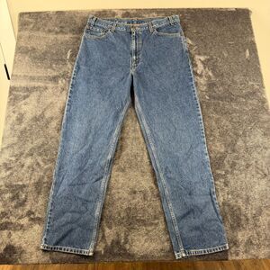 Vtg 80's Levi's 540 Men's Blue Denim Jeans Brown Tab Straight 37X31.5 USA